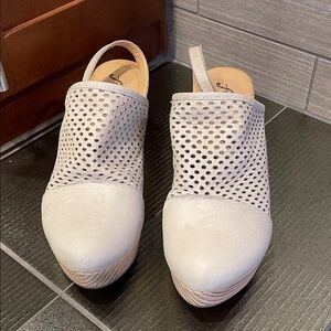 Free people Women's Perforated Leather Slip-On Shoes